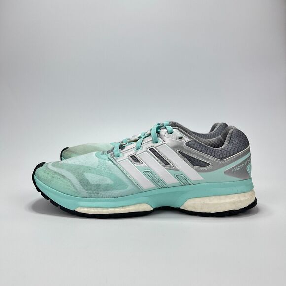 Adidas Ultra Boost Response TechFit Gray Athletic Running Shoes Women's Size 9 - Picture 2 of 10